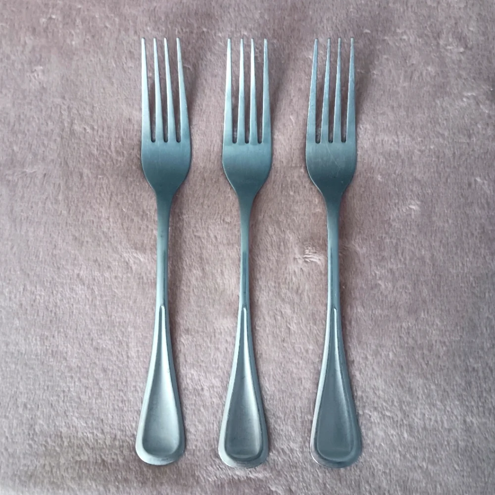 Stainless Steel Forks Set of 3